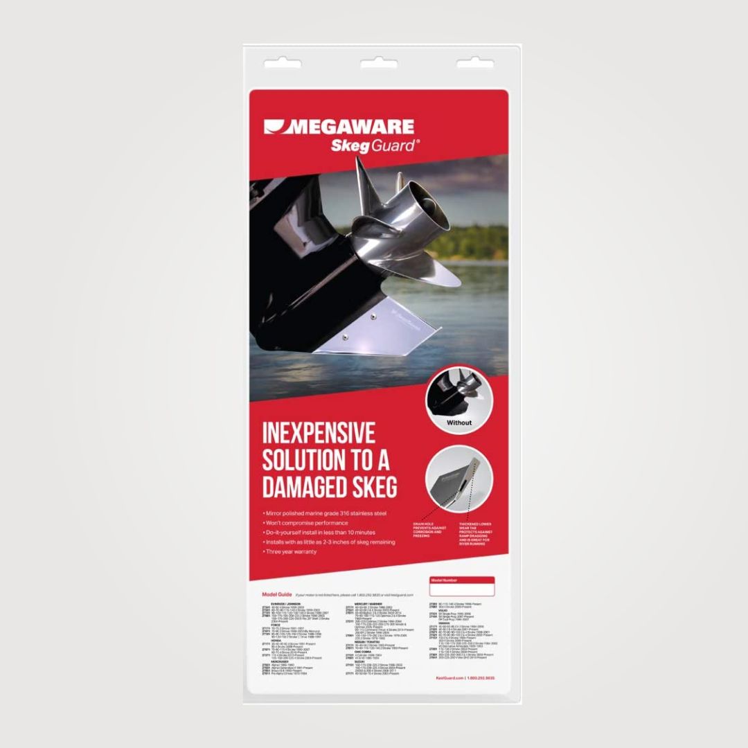 Megaware SkegGuard 27311 for Mercury, Protects Your Skeg from Damage