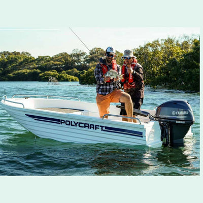Polycraft 410 Challenger Boat - 4M Length, 4 People, Max 50hp