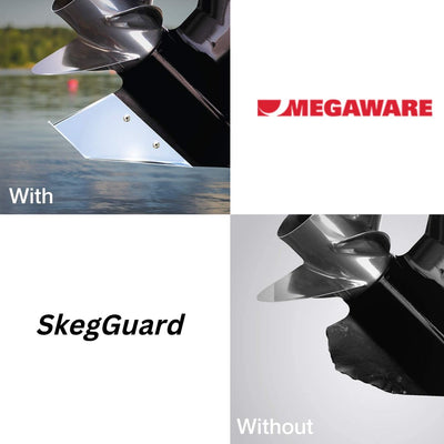 Megaware SkegGuard 27301 for Yamaha, Protects Your Skeg from Damage